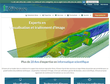 Tablet Screenshot of kitware.fr
