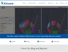 Tablet Screenshot of kitware.com